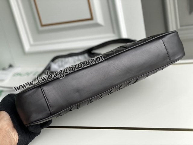 Bottega veneta高端男包 98083 寶緹嘉原單胎牛皮男包 BV經典款編織包男士手提公事包  gxz1364